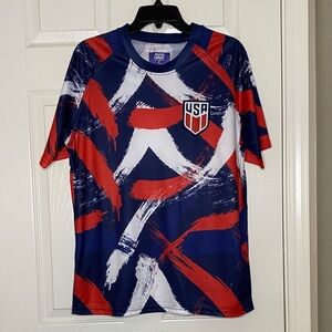 USA Blue and Red Men's Jersey
